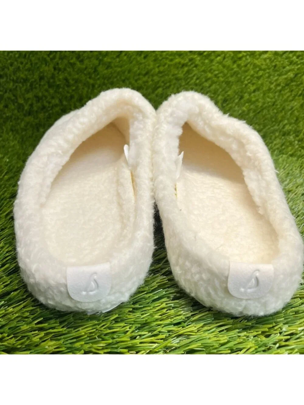 Allbirds Wool Slipper Fluff Mens Size 10 Cream Casual Comfort Slip On Shoes